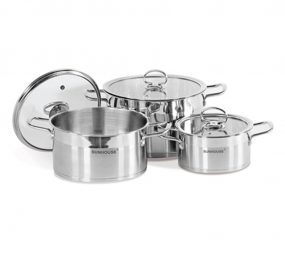 Bộ nồi inox 3 đáy Sunhouse SH892 - 3 nồi