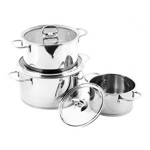 Bộ nồi inox 3 đáy Sunhouse SH890 (SH-890) - 16-20-24cm