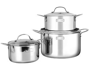 Bộ nồi inox 3 lớp đáy liền Elmich 2103OL