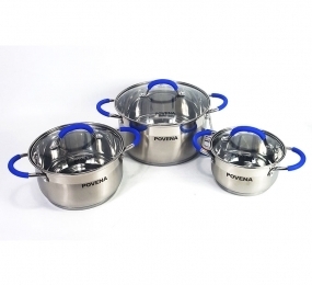 Bộ nồi inox 3 món Povena PVN-C5