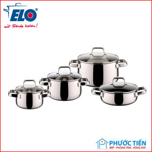 Bộ nồi inox 4 chiếc Elo Shape