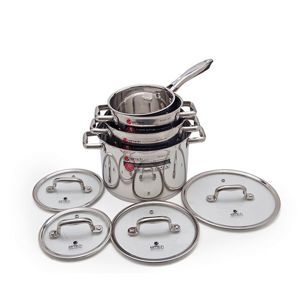 Bộ nồi inox 5 đáy Elmich 3670