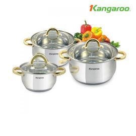 Bộ nồi inox 5 lớp Kangaroo KG866 (KG-866)