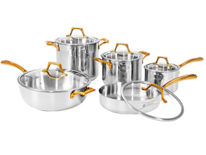 Bộ nồi inox 5 món Saiko GOLD05