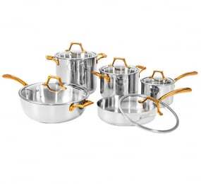 Bộ nồi inox 5 món Saiko GOLD05