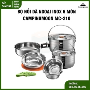 Bộ nồi inox 6 người Campingmoon MC-210