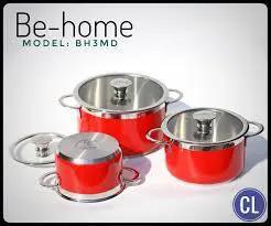 Bộ nồi inox Behome 3 chiếc BH3MD