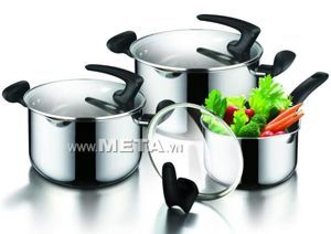 Bộ nồi inox bếp từ Unique HT10004-T1