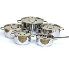 Bộ nồi inox Cao Cấp Kitchi FiveStar