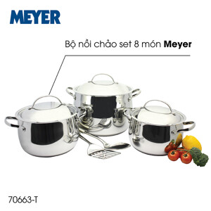 Bộ nồi inox cao cấp Meyer Bella Classico 8 món