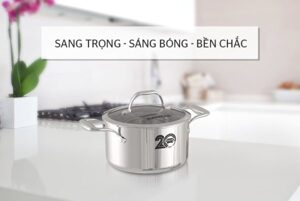 Bộ nồi inox đa lớp Sunhouse Mama SHG2020