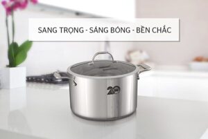 Bộ nồi inox đa lớp Sunhouse Mama SHG2020