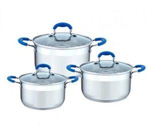 Bộ nồi Inox Elmich Smartcook SMX3 2355830 -  3 chiếc cỡ 18,20,24cm