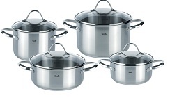 Bộ nồi inox Fissler Paris - 4 món