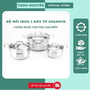 Bộ nồi Inox Goldsun 5 đáy GE41-3506SG