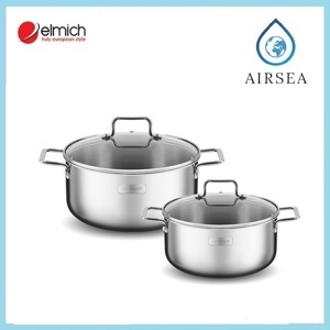 Bộ nồi inox liền khối Elmich Trimax XR EL-3842