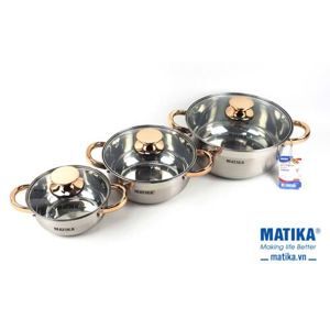 Bộ nồi inox Matika MTK-C5