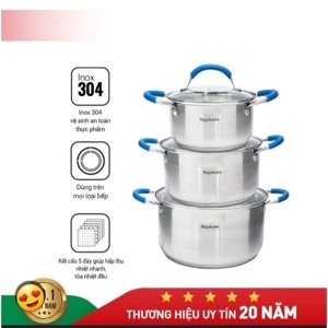 Bộ nồi inox Nagakawa NAG1302