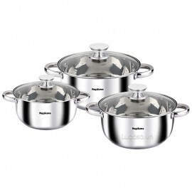 Bộ nồi inox Nagakawa NAG1304 - 3 nồi
