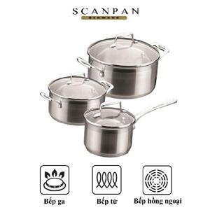 Bộ nồi inox từ Scanpan Impact 3 chiếc 71000301