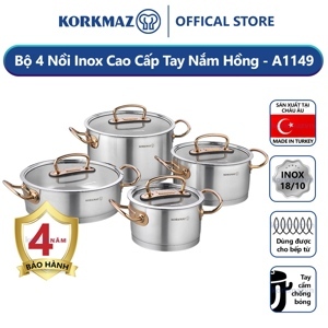 Bộ nồi Korkmaz Proline A1149 - 4 nồi