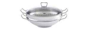 Bộ nồi lẩu và xửng hấp Fissler Nanjing - 36cm