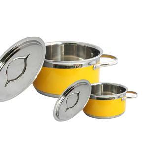 Bộ nồi màu inox 304 Fivestar - 3 chiếc