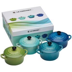 Bộ nồi mini LeCreuset Mini-Cocotte Marseille, 4 chiếc