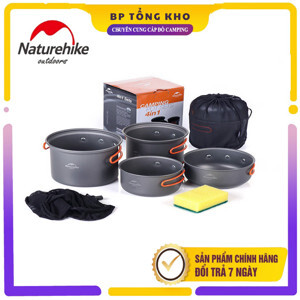 Bộ nồi nấu ăn dã ngoại NatureHike NH15T401-G