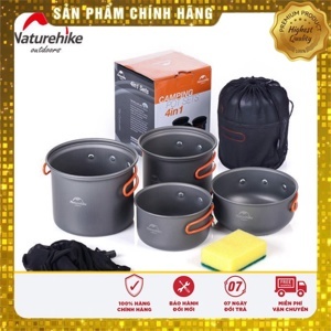 Bộ nồi nấu ăn dã ngoại NatureHike NH15T401-G