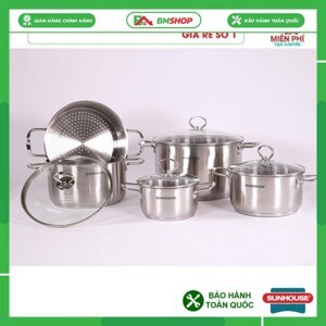 Bộ nồi nấu ăn Sunhouse SH895