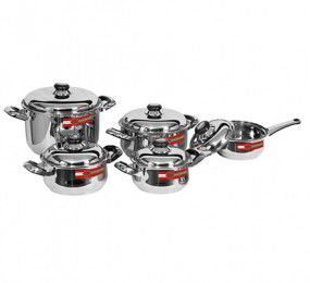 Nồi Happy Cook Queen Star Q12CB - Bộ 6 nồi
