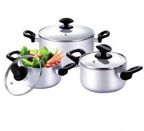 Nồi Supor HAD6S1 (HAD-6S1) - Bộ nồi 03 chiếc