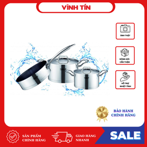 Bộ nồi từ 3 chiếc Chefs EH-CW3430