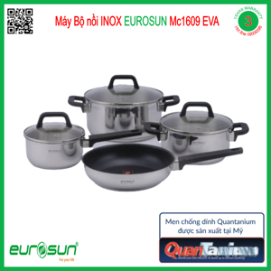 Bộ nồi từ inox Eurosun MC1609-Eva