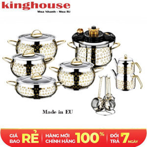 Bộ nồi WEDDING GOLD inox 7 món O.M.S 1061