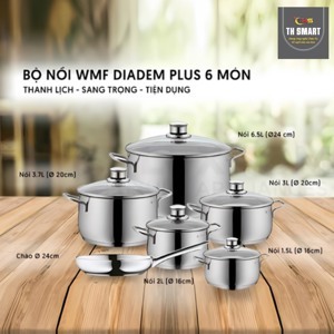 Bộ nồi WMF Diadem plus (lus) 6pc 6 chiếc