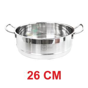 Bộ nồi xửng hấp inox Fivestar - 30 cm, nắp inox, 3 đáy