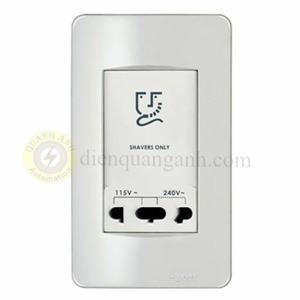 Bộ ổ cắm dao cạo râu Schneider A3727_WE