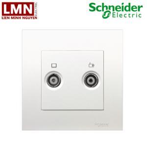 Bộ ổ cắm điện thoại và FM Schneider KB32TVFM_G19