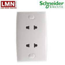 Bộ ổ cắm đôi 2 chấu Classic Schneider E426UST2CB_G19