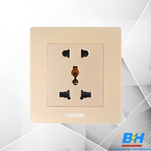 Bộ ổ cắm đôi 3 chấu Edenki EE-005-G