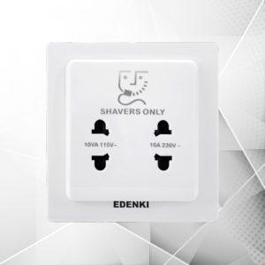 Bộ ổ cắm đôi dành cho máy cạo râu Edenki EE-702