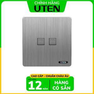 Bộ ổ cắm đôi điện thoại UTEN S300G-2TEL