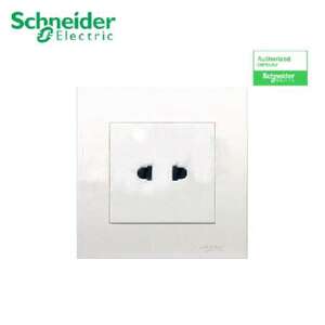 Bộ ổ cắm đơn 2 chấu Vivace Schneider KB426US_AS_G19