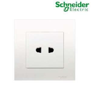 Bộ ổ cắm đơn 2 chấu Vivace Schneider KB426US_WE_G19