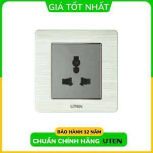 Bộ ổ cắm đơn 3 chấu Uten V6.0GZ13/N