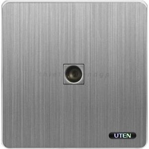 Bộ ổ cắm đơn TIVI UTEN S300G-1TV