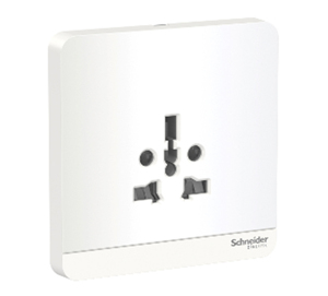 Bộ ổ cắm đơn Zencelo Schneider E83426TS_WE_G19