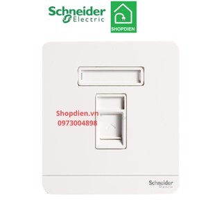 Bộ ổ cắm mạng đơn Cat5E Schneider E8331RJS5_WE